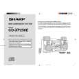 SHARP CDXP250E Instrukcja Obsługi