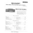 SHARP RGF257G/BK Instrukcja Serwisowa