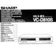 SHARP VC-D810S Instrukcja Obsługi