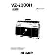 SHARP VZ-2000H Instrukcja Obsługi