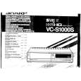 SHARP VC-S1000S Instrukcja Obsługi