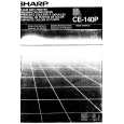 SHARP CE140P Instrukcja Obsługi