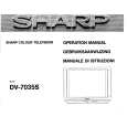 SHARP DV7035S Instrukcja Obsługi
