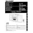 SHARP CDS200H Instrukcja Obsługi