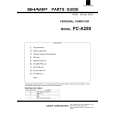 SHARP PC-A280 Katalog Części