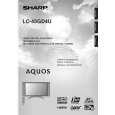 SHARP LC45GD4U Instrukcja Obsługi