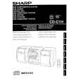 SHARP CDC1H Instrukcja Obsługi