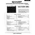 SHARP SGF20H Instrukcja Serwisowa