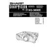 SHARP XG-3800E Instrukcja Obsługi