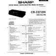 SHARP CRCD10HBK Instrukcja Serwisowa