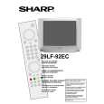 SHARP 29LF92EC Instrukcja Obsługi