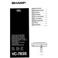 SHARP VC-783S Instrukcja Obsługi