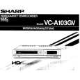 SHARP VC-A103GV Instrukcja Obsługi