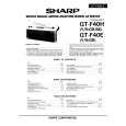 SHARP QTF40H/E Instrukcja Serwisowa