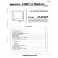 SHARP LC20A2E Instrukcja Serwisowa