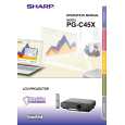 SHARP PGC45X Instrukcja Obsługi