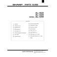 SHARP AL-1020 Katalog Części
