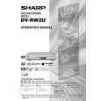 SHARP DVRW2U Instrukcja Obsługi