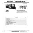 SHARP CDC401T Instrukcja Serwisowa