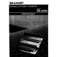 SHARP PA-3100 Instrukcja Obsługi