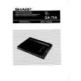 SHARP QA75A Instrukcja Obsługi