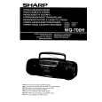 SHARP WQ700H Instrukcja Obsługi