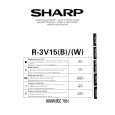 SHARP R3V15 Instrukcja Obsługi