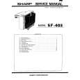 SHARP SF-403 Instrukcja Serwisowa