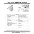 SHARP UX-B30 Instrukcja Serwisowa