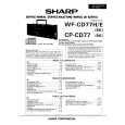 SHARP WFCD77H/E Instrukcja Serwisowa