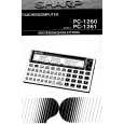 SHARP PC1261 Instrukcja Obsługi