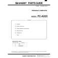SHARP PC-AX20 Katalog Części