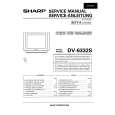 SHARP DV6332S Instrukcja Serwisowa