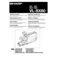 SHARP VL-SX80 Instrukcja Obsługi