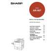SHARP AR507 Instrukcja Obsługi