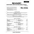 SHARP RG655G Instrukcja Serwisowa