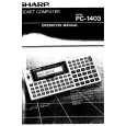 SHARP PC1403 Instrukcja Obsługi