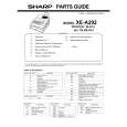 SHARP XE-A202 Katalog Części