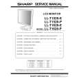 SHARP LL-T1620-E Instrukcja Serwisowa
