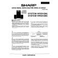 SHARP SYSTEMW45H Instrukcja Serwisowa