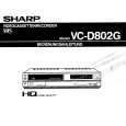 SHARP VC-D802G Instrukcja Obsługi