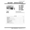 SHARP XL520H Instrukcja Serwisowa