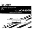 SHARP VC-A63GM Instrukcja Obsługi