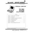SHARP PC-7850 Instrukcja Serwisowa
