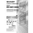 SHARP DVNC100H Instrukcja Obsługi
