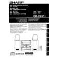 SHARP CDC611H Instrukcja Obsługi