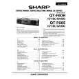 SHARP QTF60H/E Instrukcja Serwisowa