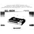 SHARP SG160H Instrukcja Obsługi