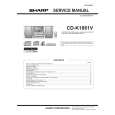 SHARP CDK1861V Instrukcja Serwisowa