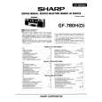 SHARP GF780H Instrukcja Serwisowa